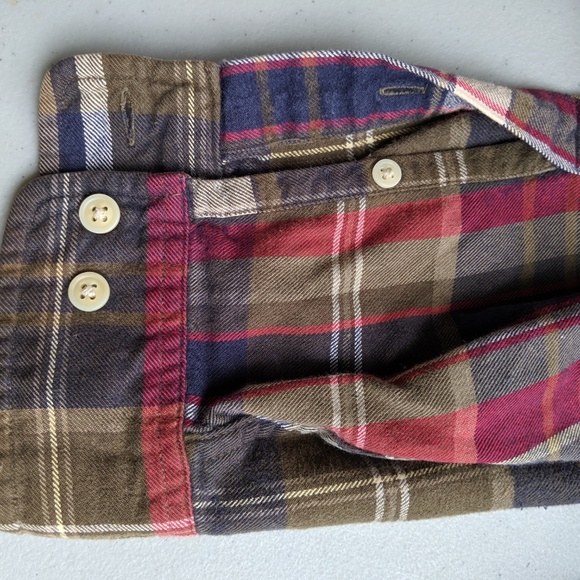 Eddie Bauer Men's Plaid Flannel Button Down Shirt - Picture 5 of 6